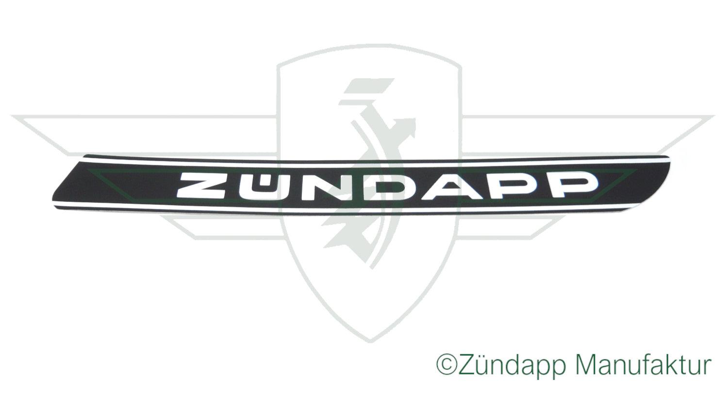 Lettering "Zündapp" right